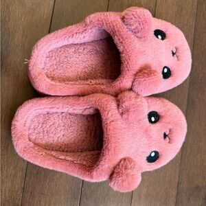 Cute Pink Animal Slippers